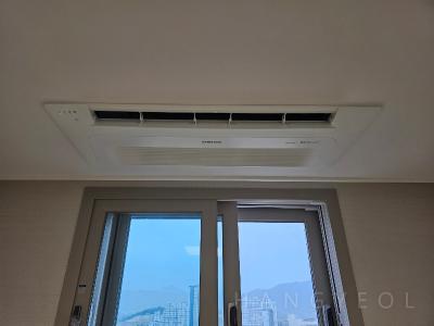 충청남도 아산시 배방읍 더샵센트로 시스템에어컨 설치 사례