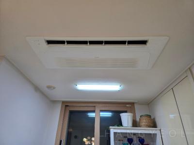경기도 성남시 분당구 판교동 판교원마을현대힐스테이트아파트 시스템에어컨 설치 사례