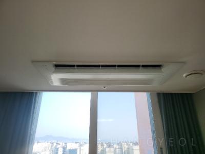 부산광역시 강서구 명지동 삼정그린코아 더베스트 시스템에어컨 설치 사례