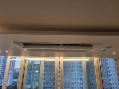 경기도 용인시 수지구 신봉동 신봉마을자이2차아파트 시스템에어컨 설치 사례