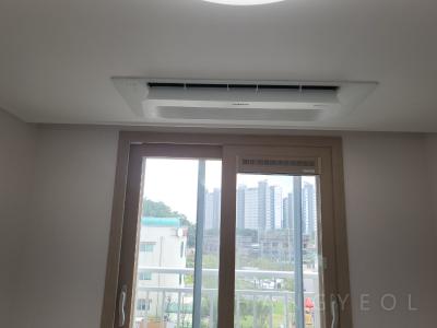 경기도 화성시 기안동 화성 우방 아이유쉘 MEGA CITY 1단지 시스템에어컨 설치 사례