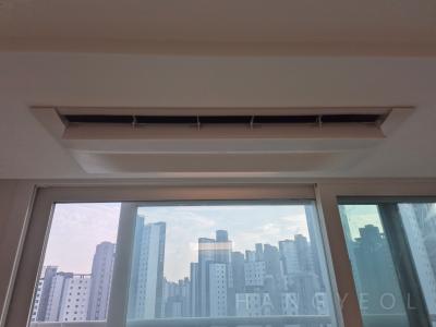 부산광역시 금정구 장전동 금정산에스케이뷰아파트 시스템에어컨 설치 사례
