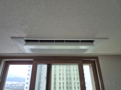 충청북도 청주시 흥덕구 송절동 청주테크노폴리스푸르지오 시스템에어컨 설치 사례