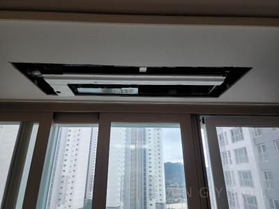 경상남도 진주시 평거동 더 퀸즈웰가 시스템에어컨 실내기