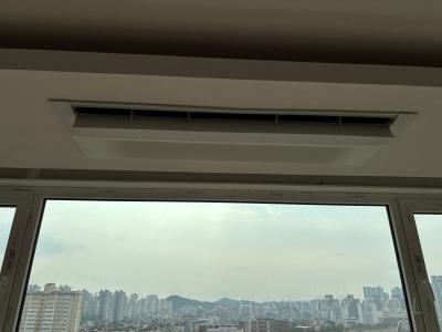 대전광역시 유성구 상대동 도안신도시9블록 트리풀시티아파트 시스템에어컨 시공 현장 1