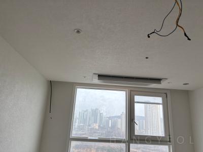 대전광역시 유성구 상대동 도안신도시9블록 트리풀시티아파트 시스템에어컨 시공 현장 5