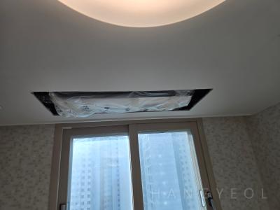 경기도 화성시 청계동 동탄역 시범한화 꿈에그린 프레스티지 시스템에어컨 시공 현장 6