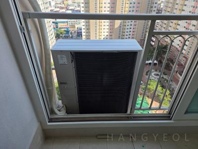 울산광역시 남구 야음동 롯데캐슬1단지아파트 시스템에어컨 실외기
