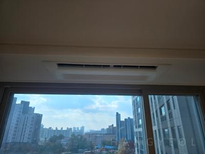 충청남도 천안시 서북구 두정동 힐스테이트 두정역 시스템에어컨 설치 사례