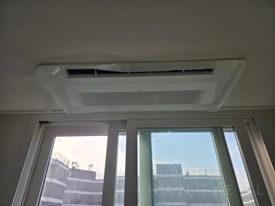 경기도 수원시 권선구 권선동 수원아이파크시티5단지 시스템에어컨 시공 현장 3