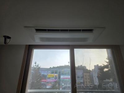 경기도 화성시 청계동 동탄역 시범예미지아파트 시스템에어컨 실내기