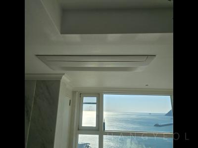 부산광역시 남구 용호동 오륙도 에스케이뷰 아파트 시스템에어컨 시공 현장 4