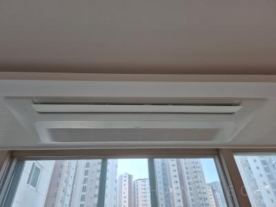 부산광역시 기장군 정관읍 동원로얄듀크2차아파트 시스템에어컨 시공 현장 5