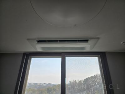 경기도 화성시 산척동 레이크힐 반도유보라 아이비파크 10.2 시스템에어컨 시공 현장 1