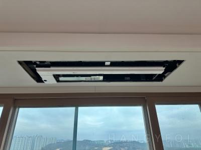 경기도 화성시 청계동 동탄역 시범한화 꿈에그린 프레스티지 시스템에어컨 실내기