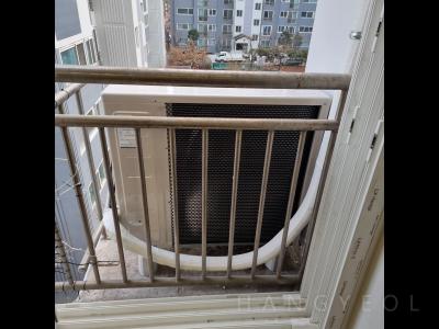 경기도 안양시 동안구 호계동 호계1차 현대홈타운 시스템에어컨 실외기