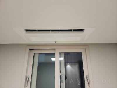 부산광역시 남구 우암동 두산위브더제니스오션시티 시스템에어컨 시공 현장 3
