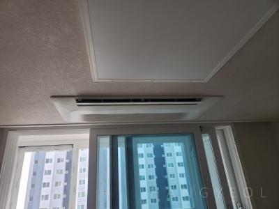 부산광역시 북구 금곡동 화명뜨란채아파트 시스템에어컨 실내기