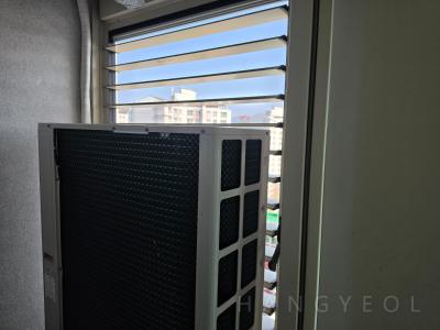 경상남도 창원시 의창구 명서동 두산위브아파트 시스템에어컨 실외기