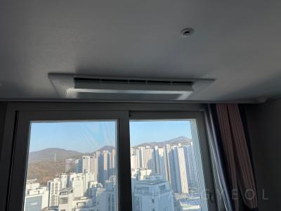 경기도 의왕시 내손동 이편한세상 인덕원 더 퍼스트 시스템에어컨 실내기