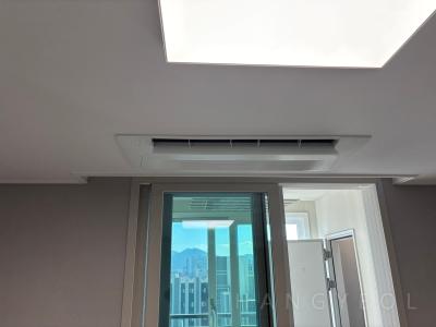 충청남도 천안시 서북구 두정동 천안롯데캐슬더두정 시스템에어컨 설치 사례