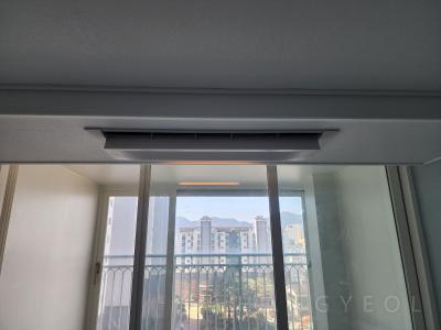 경상남도 양산시 물금읍 효성백년가약아파트 시스템에어컨 실내기