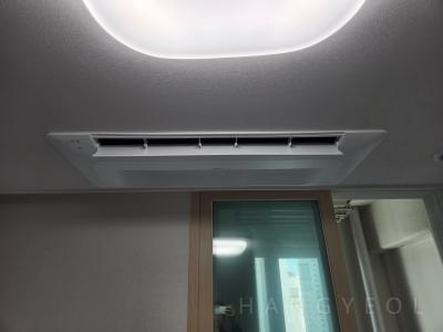경상남도 진주시 평거동 더 퀸즈웰가 시스템에어컨 실내기