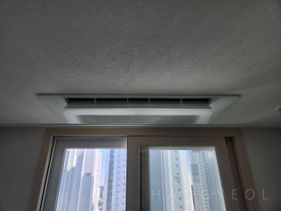 경상남도 진주시 평거동 더 퀸즈웰가 시스템에어컨 실내기