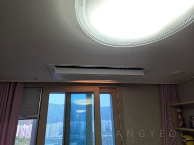 경상남도 양산시 물금읍 양산신도시3차동원로얄듀크비스타 시스템에어컨 실내기