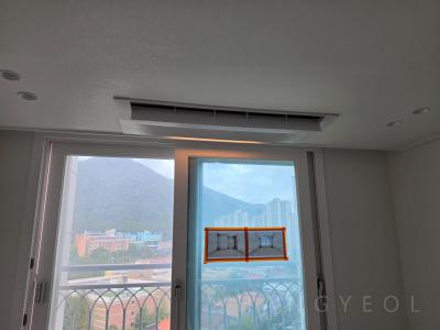 경상남도 김해시 율하동 율상마을모아미래도5단지 시스템에어컨 설치 사례