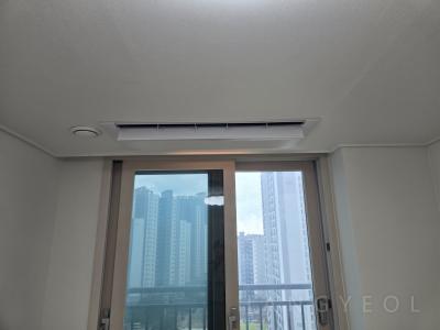 경기도 화성시 동탄구 청계동 동탄역KCC스위첸아파트 시스템에어컨 실내기
