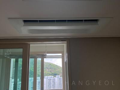 경기도 안양시 만안구 안양동 안양역 한양수자인 리버파크 시스템에어컨 설치 사례