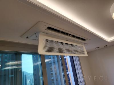경기도 안양시 동안구 비산동 비산힐스테이트아파트 시스템에어컨 설치 사례