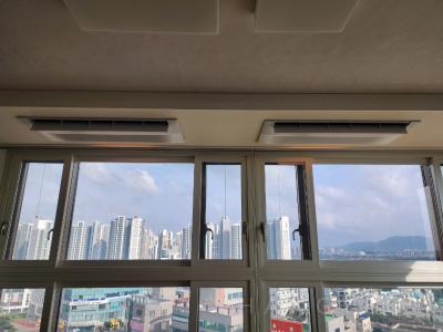 충청남도 아산시 탕정면 탕정삼성트라팰리스아파트 시스템에어컨 설치 사례