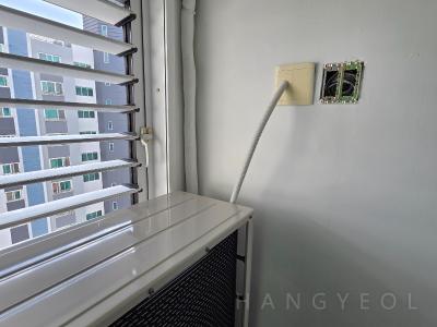 충청남도 아산시 배방읍 요진 와이시티 시스템에어컨 실외기