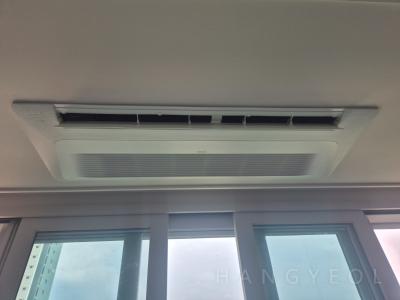 충청남도 아산시 탕정면 탕정푸르지오리버파크 시스템에어컨 설치 사례