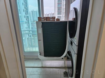 경기도 수원시 영통구 망포동 한양수자인 에듀파크 시스템에어컨 실외기