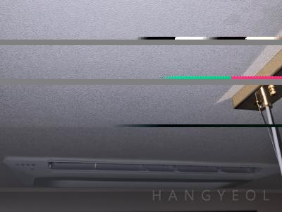 부산광역시 남구 용호동 오륙도 에스케이뷰 아파트 시스템에어컨 실내기