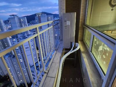 부산광역시 해운대구 재송동 더샵센텀파크2차아파트 시스템에어컨 실외기