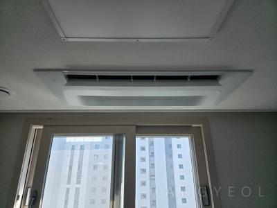 경기도 의왕시 삼동 의왕역 푸르지오 라포레 시스템에어컨 설치 사례