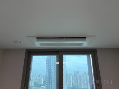 충청남도 아산시 탕정면 한들물빛도시지웰시티센트럴푸르지오2단지 시스템에어컨 실내기