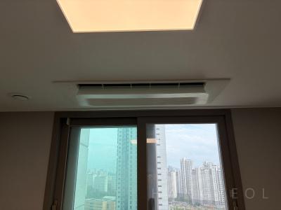 충청남도 아산시 탕정면 한들물빛도시지웰시티센트럴푸르지오2단지 시스템에어컨 실내기