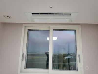 경기도 김포시 운양동 한강신도시 e편한세상 시스템에어컨 설치 사례